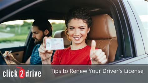 Tips To Renew Your Driver S License Click 2 Drive