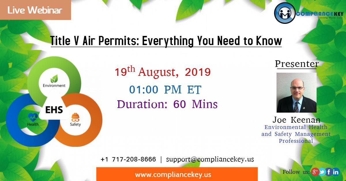 Title V Air Permit Everything You Need To Know About The Operating Permit