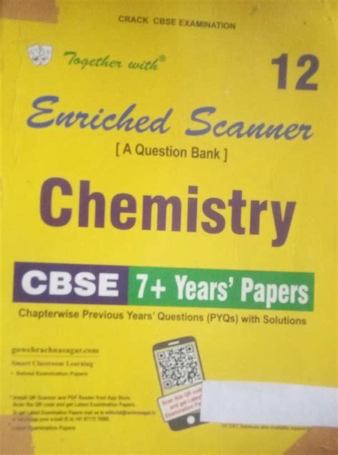 Together With Enriched Scanner Chemistry Cbse 7 Years Papers Class 12 By Vk Sharma Second Hand