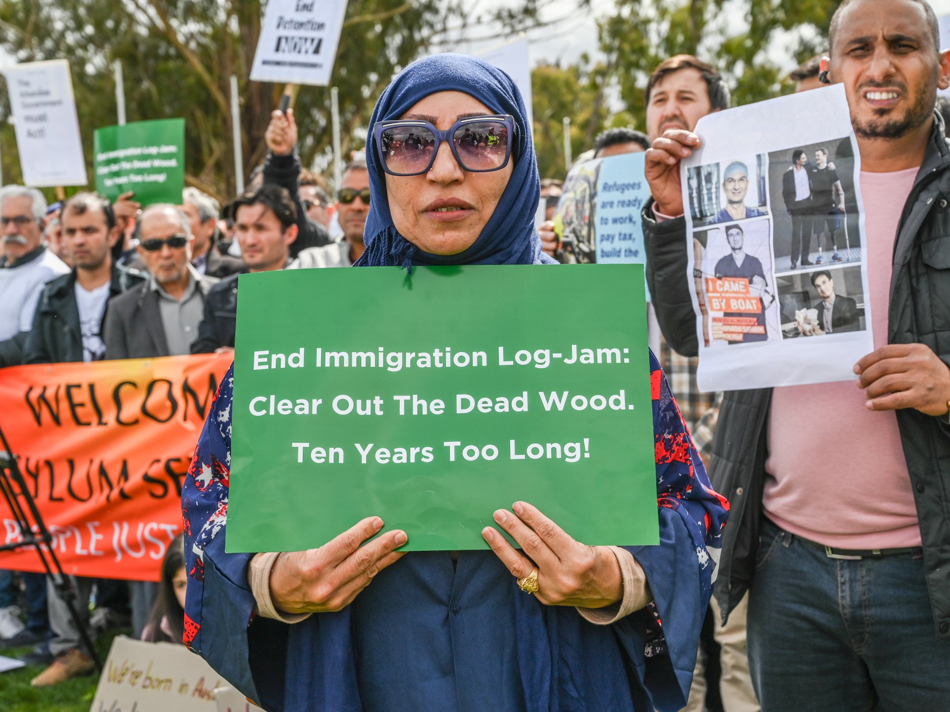 Too Much Refugees Rally For Permanent Visas In Australia Refugees