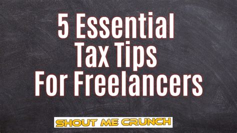 Top 5 Tax Tips For Freelancers