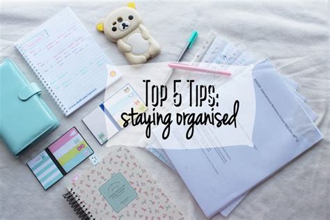 Top 5 Tips Staying Organised Fiixii