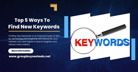 Top 5 Ways To Find New Keywords