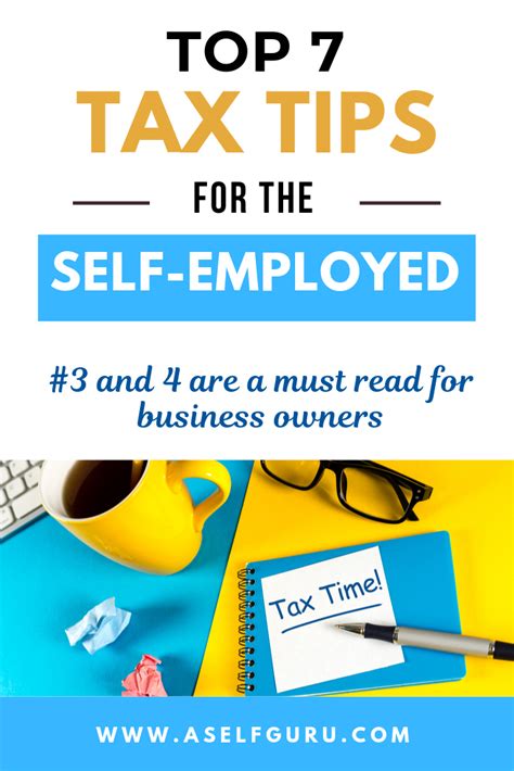 Top 7 Tax Tips You Must Know If You Are Self Employed