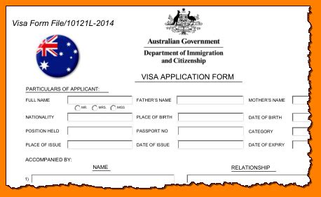 Top Australian Visa Application Form Templates Free To Download In Pdf