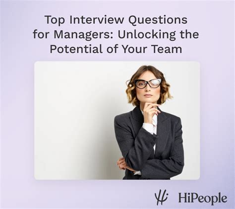 Top Interview Questions For Managers Unlocking The Potential Of Your