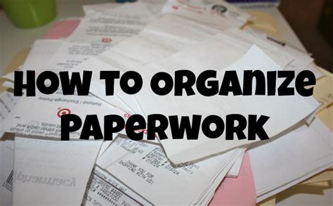 Top Tips For Organising Paperwork Inkjet Wholesale Blog