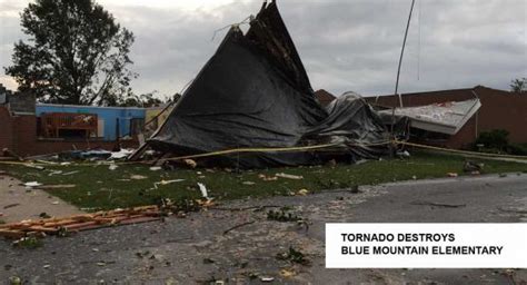 Tornado Destroys Blue Mountain Elementary Visitor Magazine