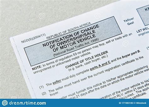 Transfer Of Vehicle Ownership Form South Africa Transferform Net