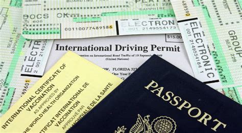 Travel Documents Passport Visa International Driving Permit