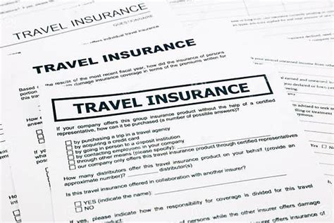 Travel Insurance Form Stock Photo Image Of Information 40340788