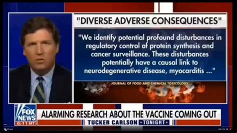 Tucker Carlson On Covid19 Vaccine Side Effects Including Immune System Suppression Lifespan