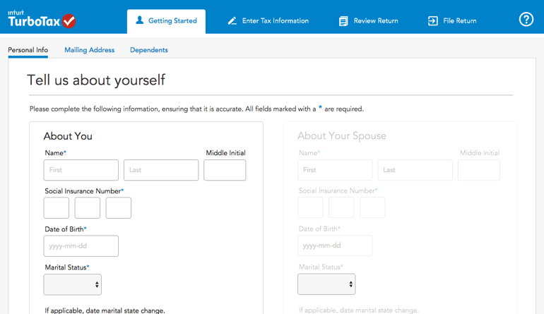 Turbotax Free Forms Completely Free Canadian Tax Forms