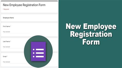 Two Ways To Register Employee Information Youtube