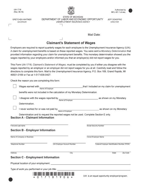 Uia 1718 2019 2024 Form Fill Out And Sign Printable Pdf Template