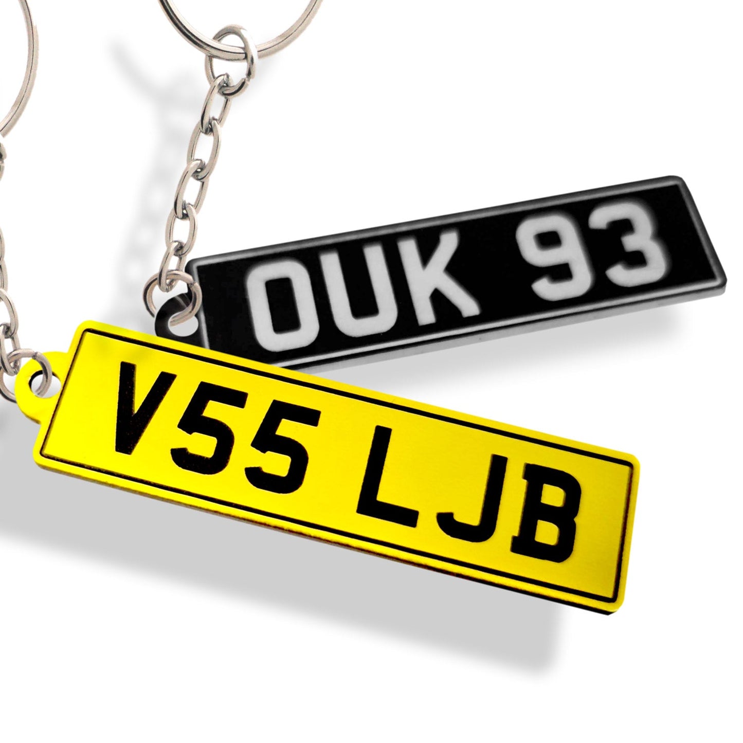 Uk Car Registration Keyrings Personalised Classic Gent