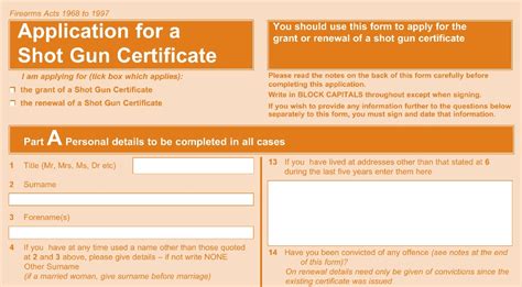 Uk Firearms Certificates Explained Abbey Supply