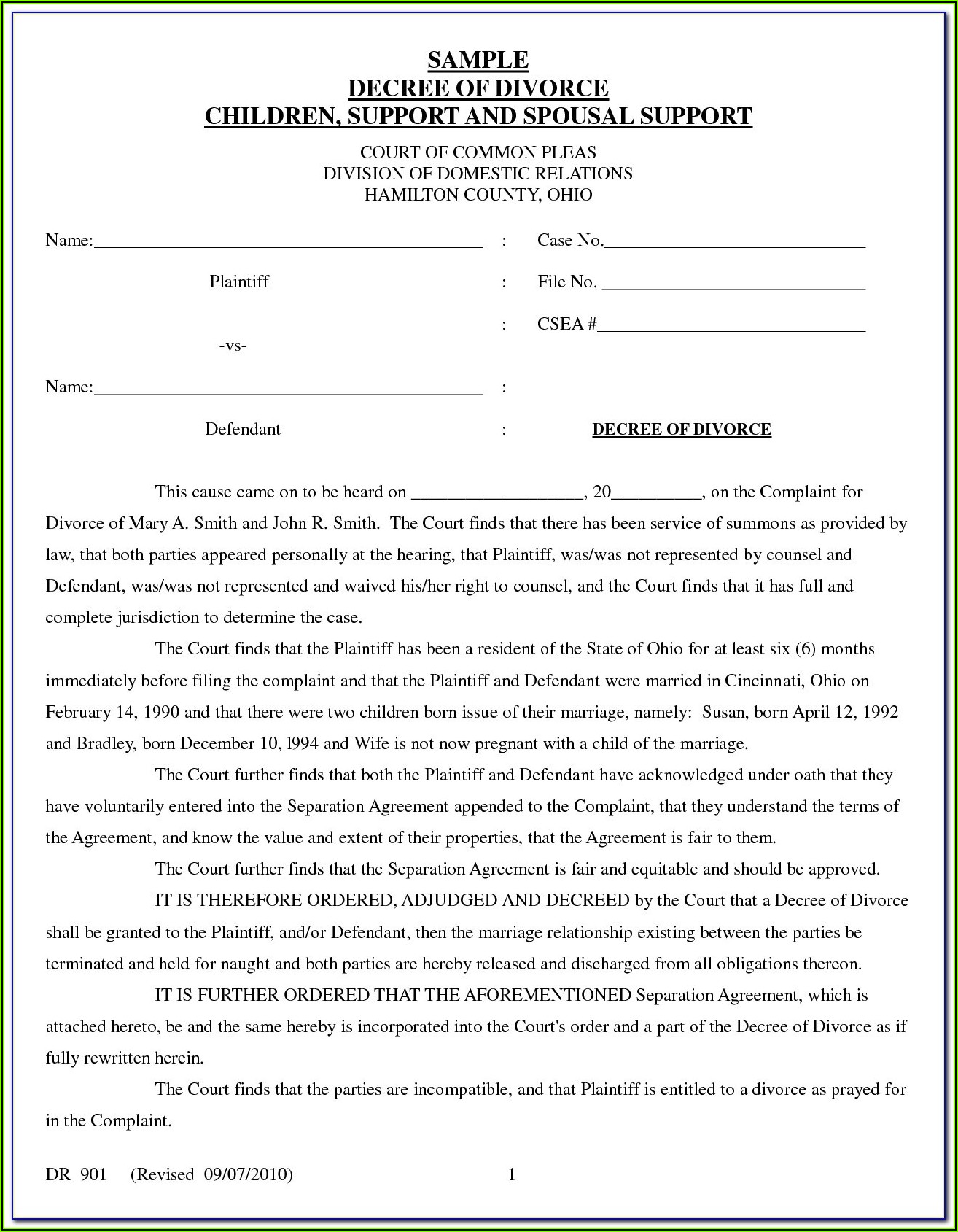 Uncontested Divorce Paperwork In Texas Form Resume Examples Qj9el1ox2m