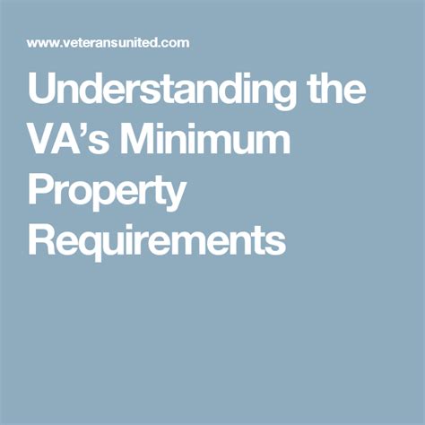 Understanding Va Loan Inspection Requirements The Complete List Of Mprs