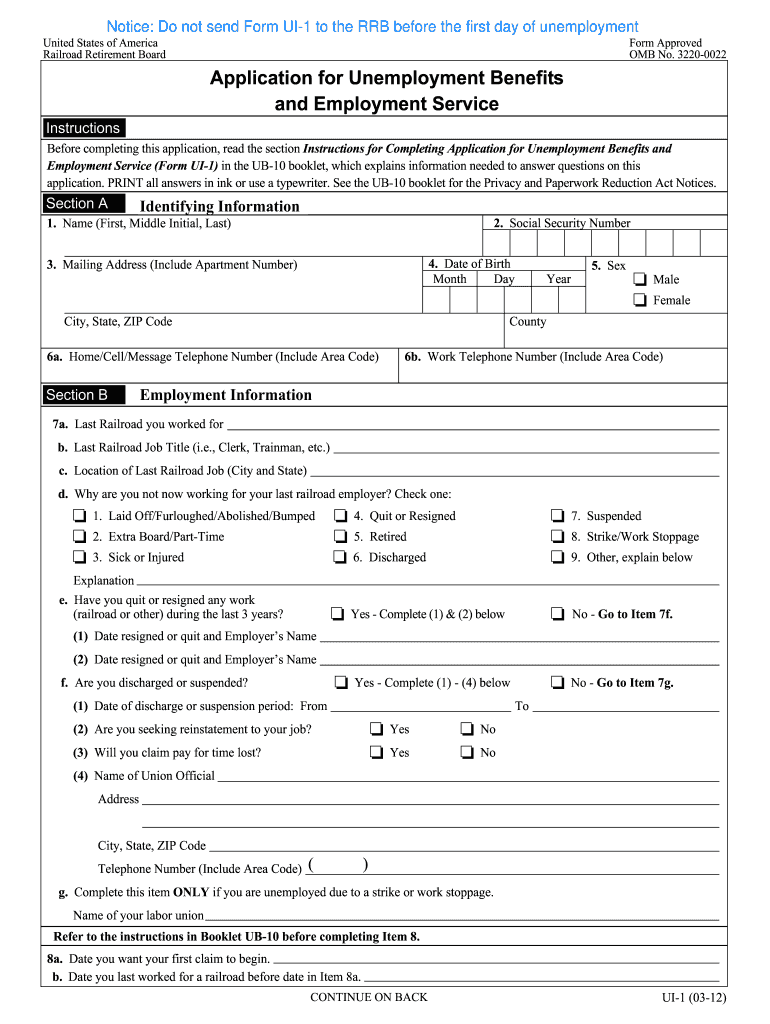 Unemployment Form Online Pdffiller