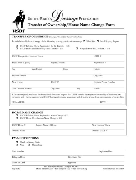 Unnamed Horse Transfer Of Ownership 2016 2024 Form Fill Out And Sign Printable Pdf Template