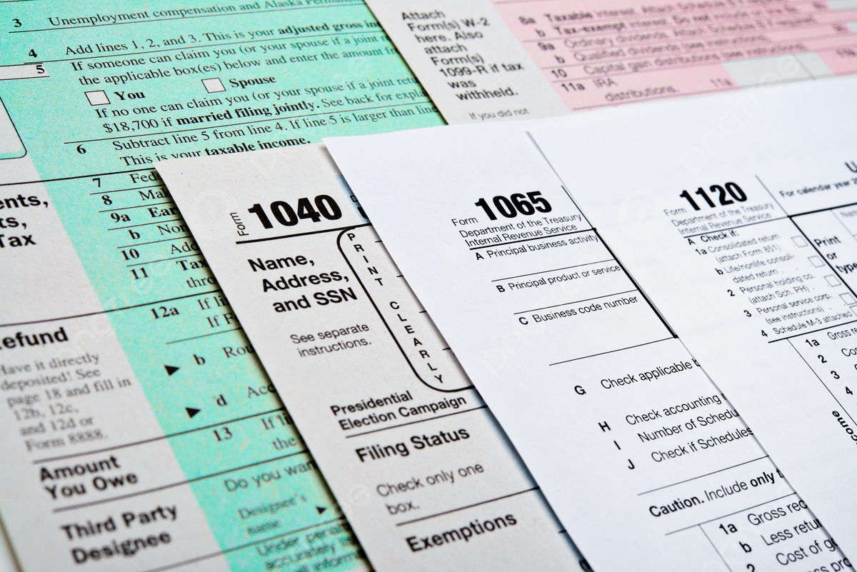 Us Income Tax Return Forms 104010651120 Amount Fill Accounting Photo