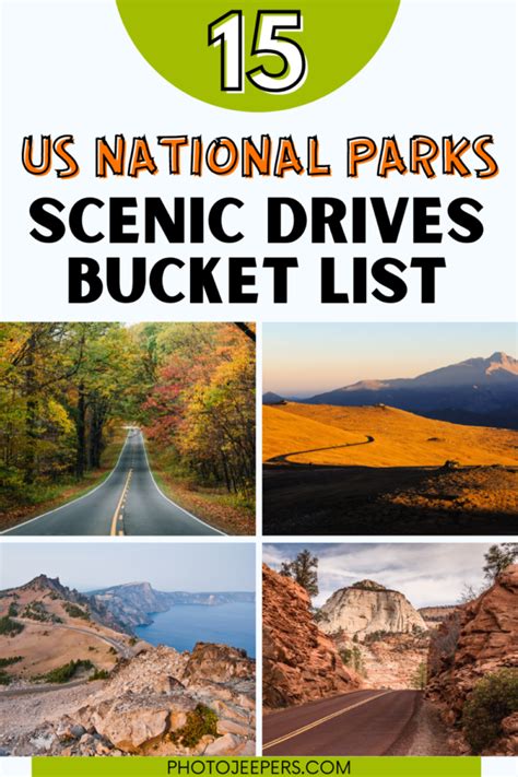 Us National Parks Scenic Drives Bucket List Photojeepers