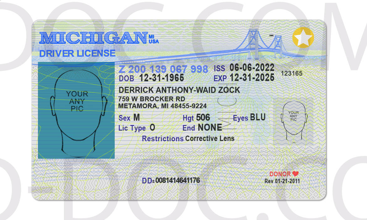 Usa Virginia Driver License Front Back Sides Psd Store