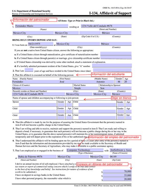 Uscis I 134 Instructions 2016 2021 Fill And Sign Printable Template