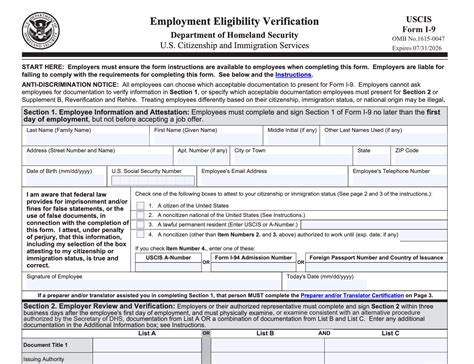 Uscis I9 Form Requirements I9 Form 2024