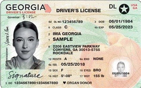 Using Georgia S Driver S License And Id Card Fill And Sign Printable