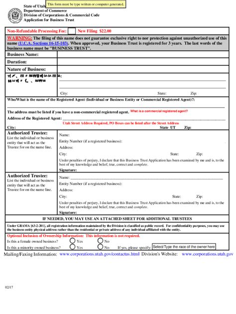 Ut Articles Incorporation Form Fill Online Printable Fillable