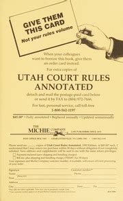 Utah Court Rules Free Download Borrow And Streaming Internet Archive