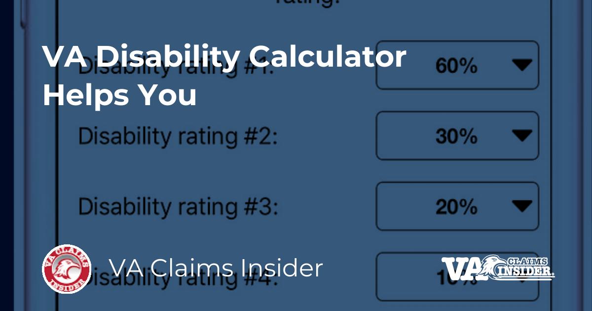 Va Disability Calculator 2024 Calculator With Benefits Vonny Johnette