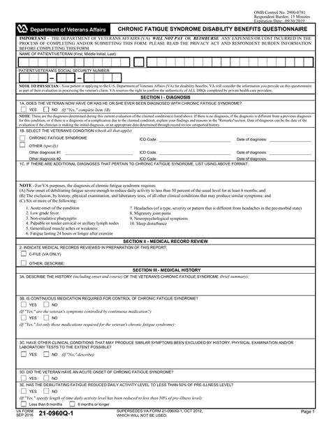 Va Form 21 0960Q 1 Fill Out And Sign Printable Pdf Template Signnow