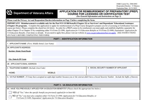 Va Form 22 10215A Printable Fillable In Pdf Va Form Form Example Download