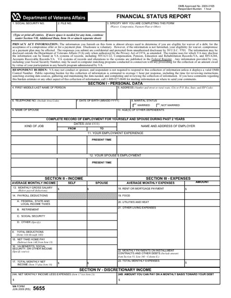 Va Form 5655 Fill Out Amp Sign Online Dochub