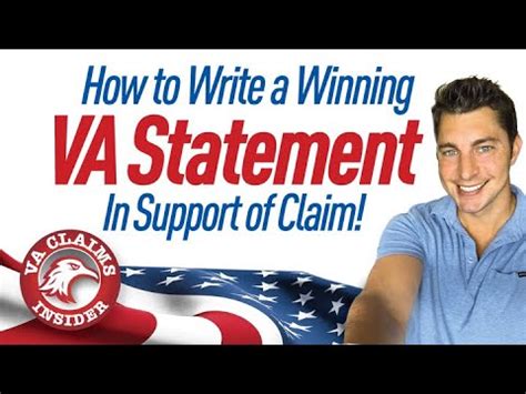 Va Statement In Support Of Claim Example How To Write Powerful Va