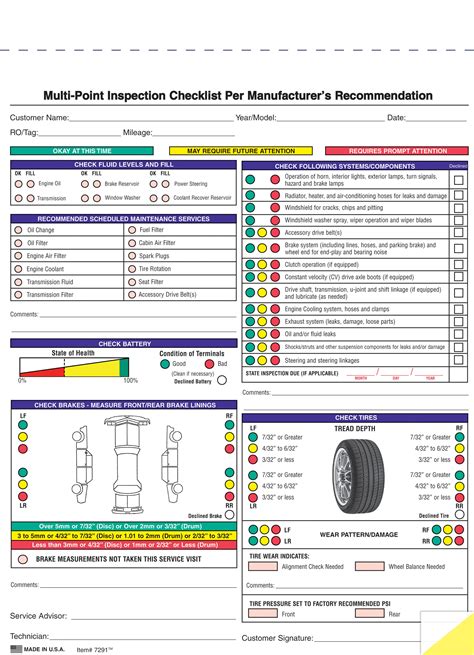 Vehicle Inspection Form 7291 Autodealersupplies Com Is Your 1