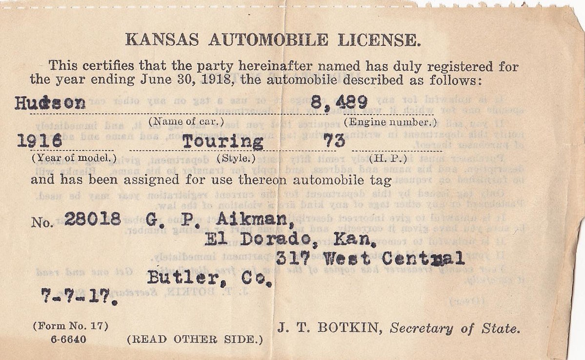 Vehicle Registration Certificate Wikipedia