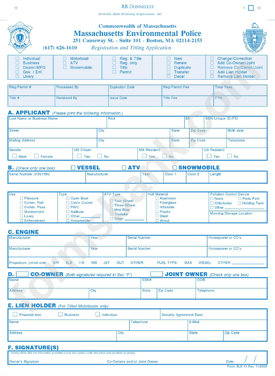 Vehicle Registration Form Template 123Formbuilder