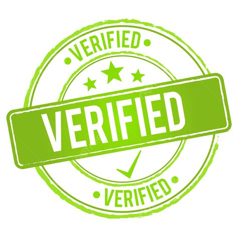 Verified Security Verify Stamp Vector Security Verify Stamp Png And Vector With Transparent