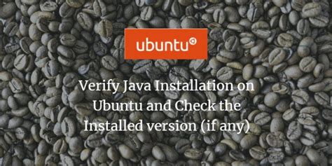 Verify Java Installation On Ubuntu And Check The Installed Version If Any Vitux