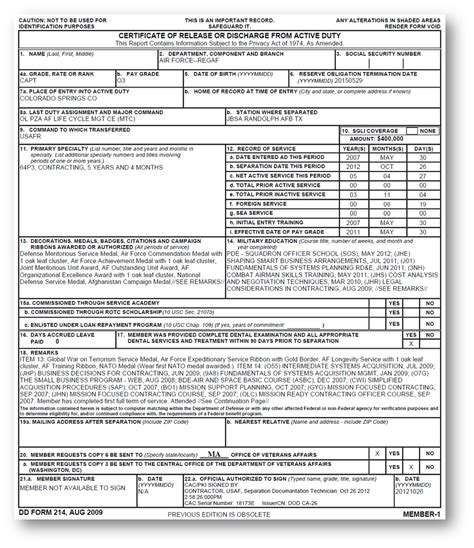 Veterans Form Dd214 Form Resume Examples 3Q9jr539ar