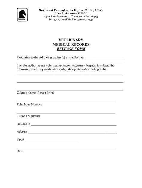 Veterinary Forms Templates Free Simply Select One Of The Templates