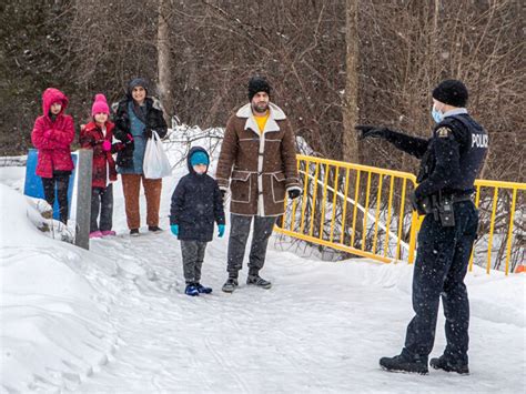 Video Shows How Migrants Enter Canada At Roxham Road National Post