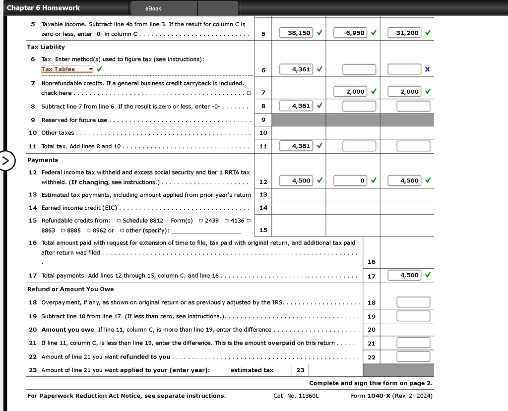 Video Solution Jervis Vision A Single Taxpayer Under Age 65 Filed His 2023 Tax Return In