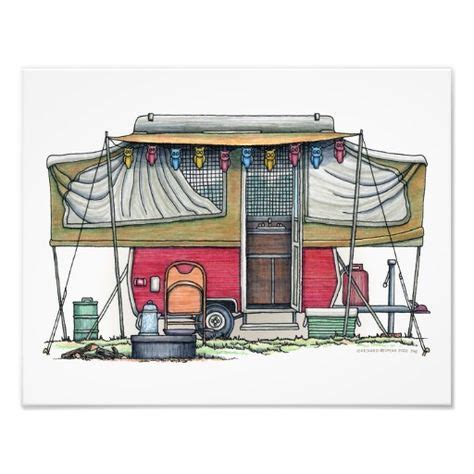 Vintage Camping Illustrations Camping Last A Lifetime And So Do Those