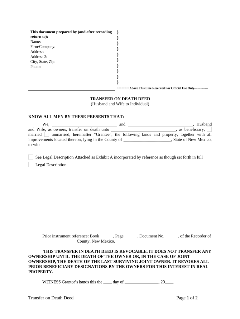 Virginia Transfer On Death Deed Form Fill Out Sign Online And