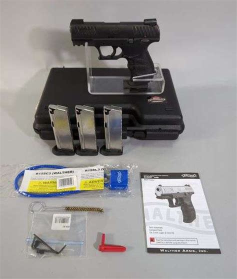 Walther Walther Arms Ccp 9Mmx19 Pistol Sn Wk120322 4 Total Mags Paperwork In Hard Case